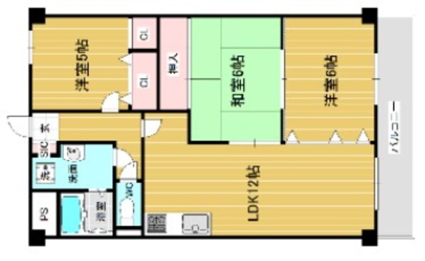 リアライズ岡場の物件間取画像